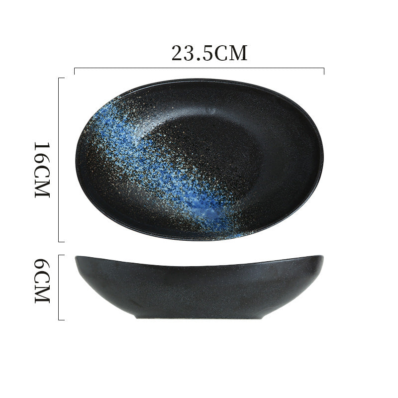 Japanese-style creative ingot bowl - premium retro dessert bowl for home, small dishes, fruit salad, restaurants, and hotels