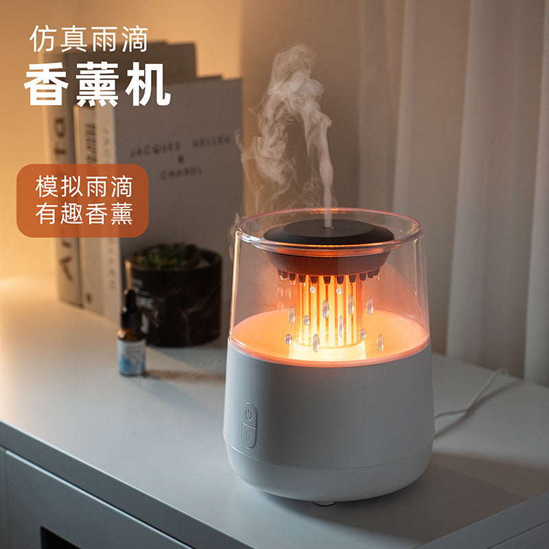 new raindrop aroma diffuser humidifier - large capacity desktop automatic scent sprayer essential oil diffuser for home use
