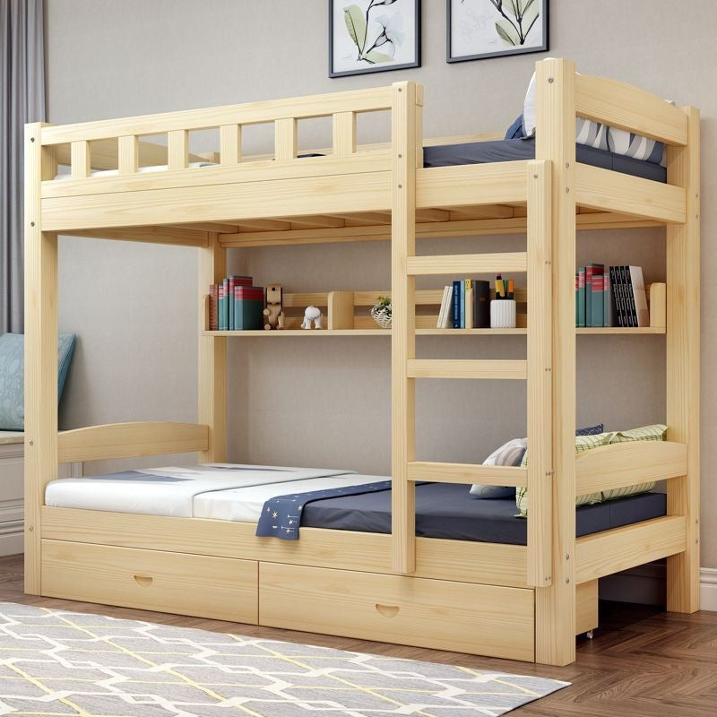 Solid wood bunk bed, children's bunk bed, mother-in-law bed, adult bunk bed, dormitory bed, pine double bunk bed