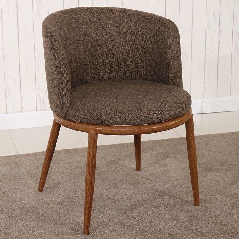Nordic faux solid wood dining table and chair set - modern minimalist, small apartment friendly, creative casual round table with milk tea shop chairs