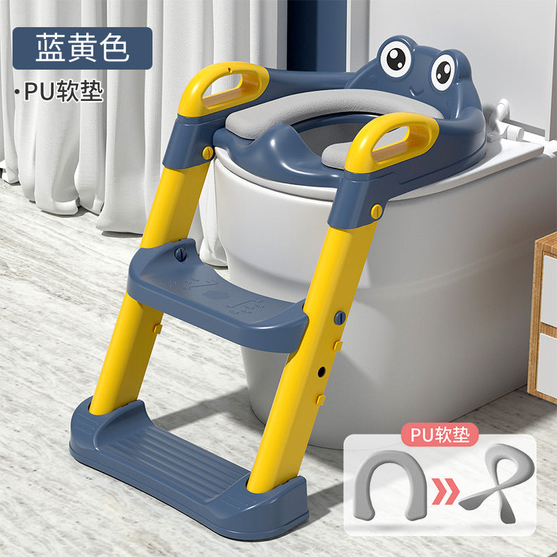 Kids toilet toilet stair type boy girl baby ladder frame cover child toilet seat baby urine bucket stool