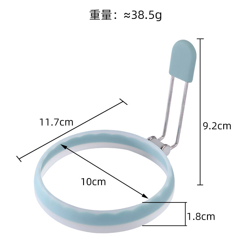 new arrival: round silicone egg ring - perfect for scrambled eggs, pancakes, and diy egg creations