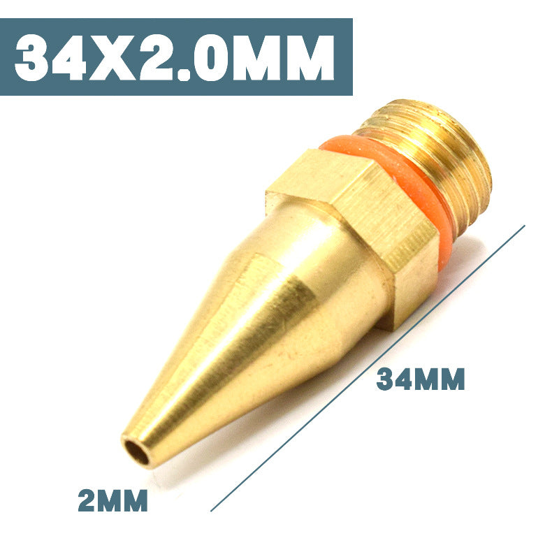 Glue gun copper nozzle, extended nozzle 50MM 70MM gun nozzle hot melt glue gun nozzle copper nozzle tapered nozzle extended nozzle