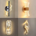 Minimalist bedside lamp creative bedroom living room bedside nordic led acrylic aisle background wall post-modern wall lamp