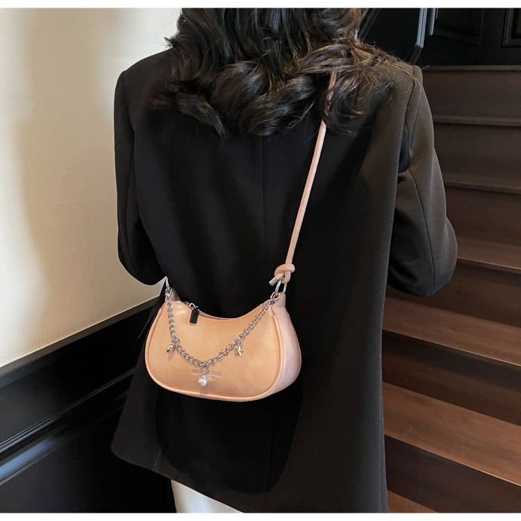 Cross-border bags, crossbody bags, senior women's new fashion versatile crossbody bags, niche single shoulder underarm bags for women