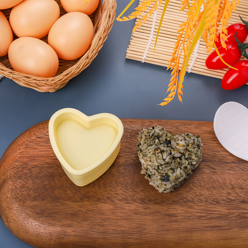 Multi-layer rice ball mold heart shape diy military ship sushi mold baking tool multi-layer sushi supplementary food bento tool