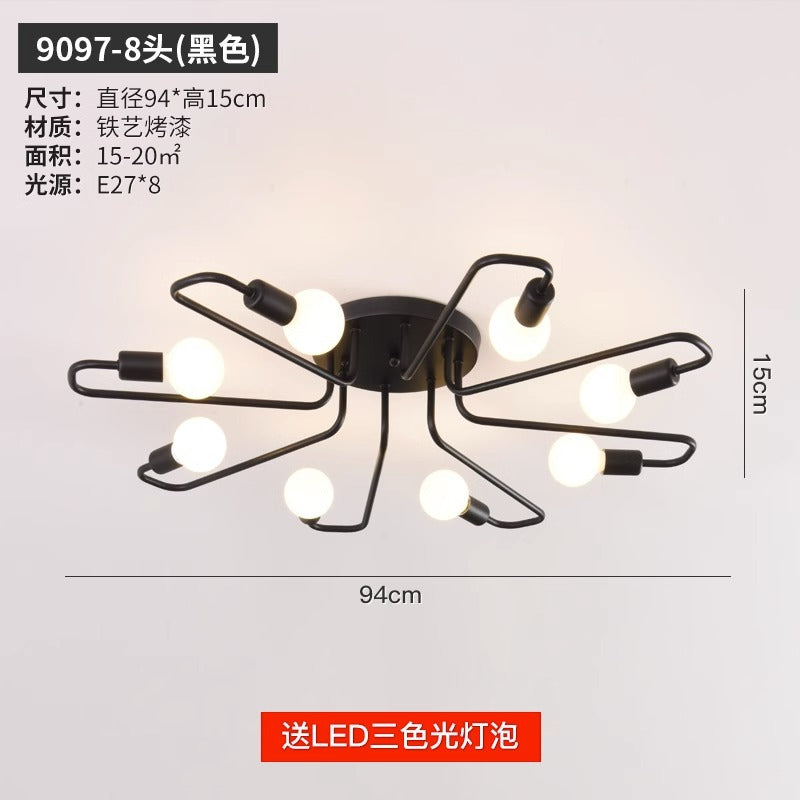 export european style living room chandelier post-modern casual three-head dining room master bedroom for home high-end scandinavian lamps