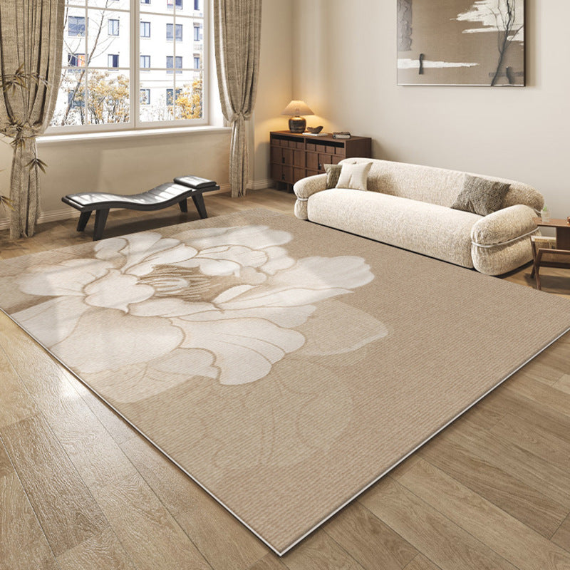 Distribute living room carpets  new style no-wash and wipeable sofa cream style waterproof bedroom bedside high-end floor mat