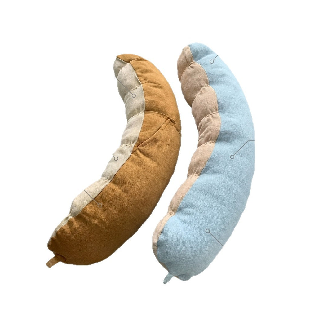 Pea-shaped detachable and washable pillow, leg support, abdominal support, waist adjustable long sleeping side sleeping slope pillow bed pillow