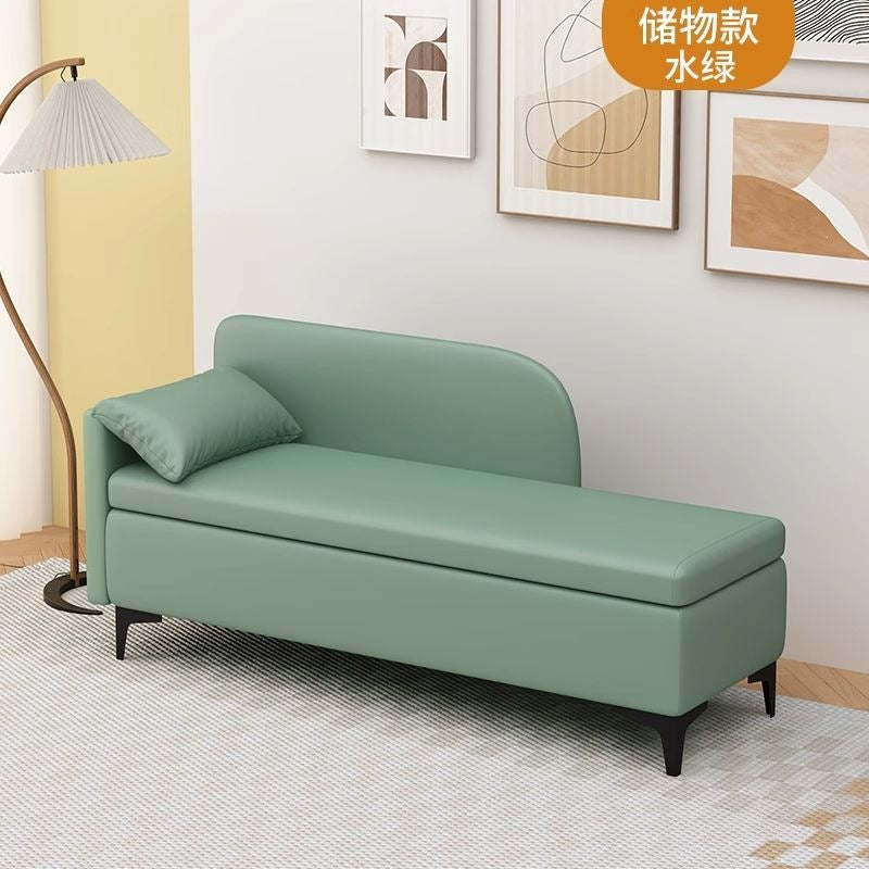 Imperial concubine bench - multi-functional storage ottoman for home use - adult seating - rectangular sofa bench for bedroom