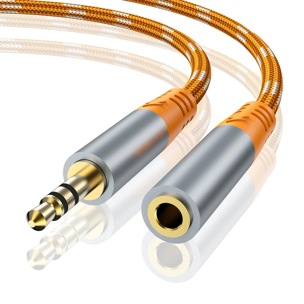 Wholesale 3.5mm earphone extension cable, transfer mobile phone computer desktop audio speaker, connect aux pure copper audio cable