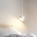 Original niche style designer scandinavian restaurant chandelier creative bar multi-angle rotate single-head bedroom bedside chandelier