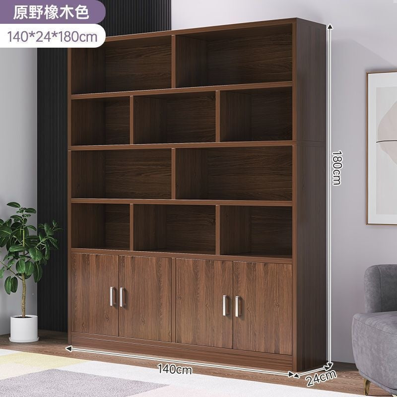 Bookshelf floor-standing storage rack living room for home wall-mounted storage cabinet storage cabinet office filing cabinet simple bookcase