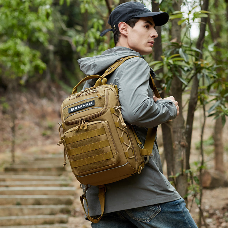 New Outdoor Army Camouflage Mountaineering Backpack Commuter, Multipurpose Tactical Assault Bag Men's and Women's Multifunctional Backpack