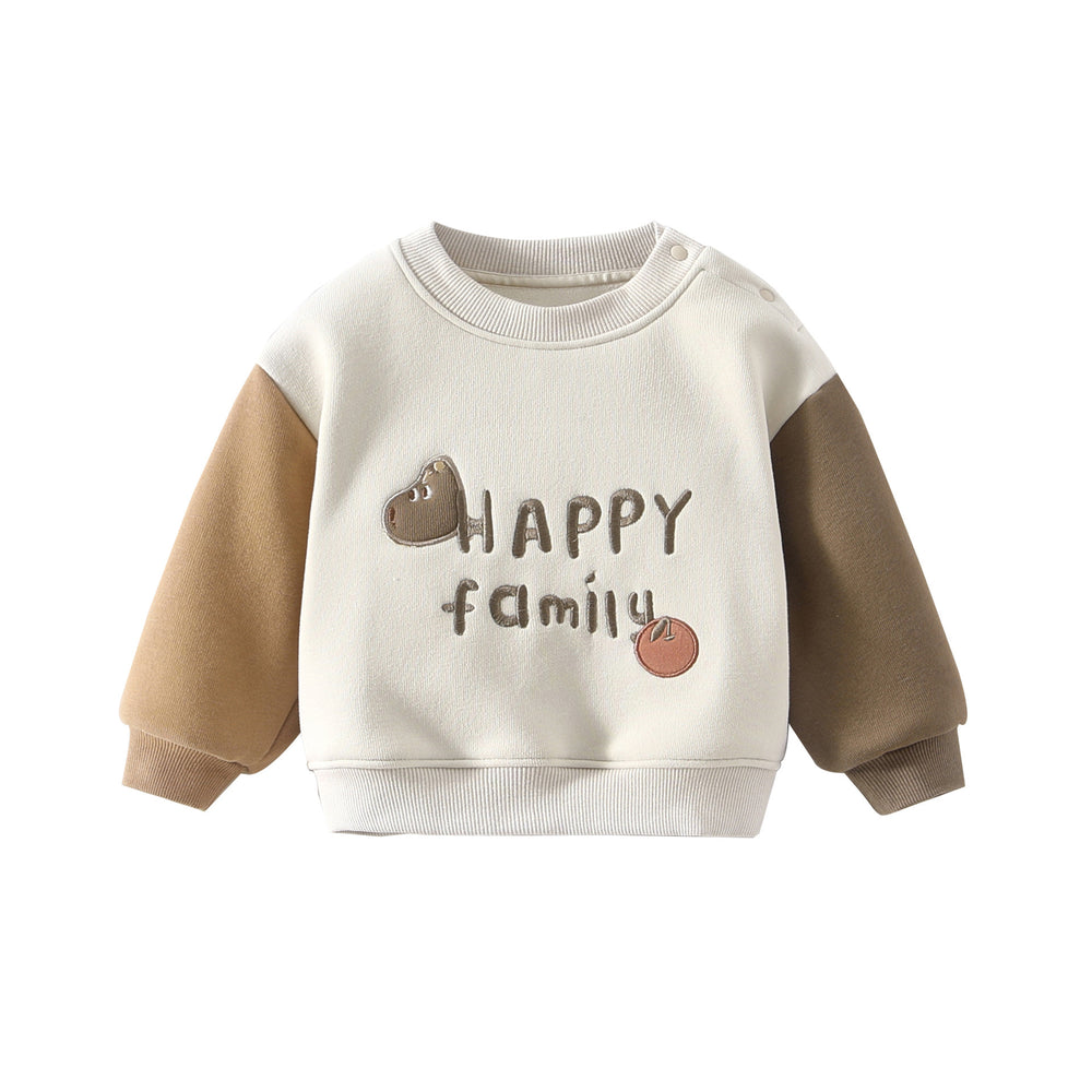 Babycare baby clothes autumn winter korean style fashionable kids' sweatshirt top long sleeve newborn baby outing clothes