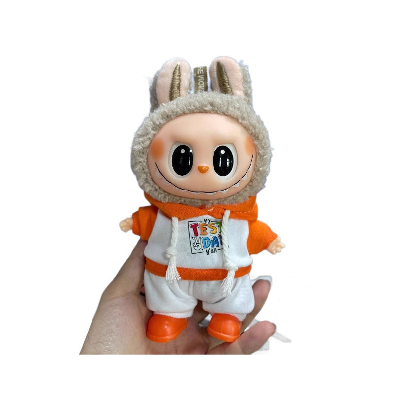 labubu baby clothes labubu 17cm stuffed doll clothes cute suit pendant accessories wholesale