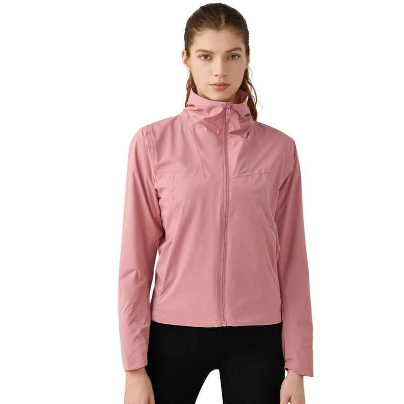 New windproof, waterproof, and stain-resistant slim-fit stand collar fleece windbreaker - outdoor camping, hiking, and mountaineering jacket daw010