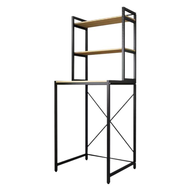 Washing machine rack Floor-to-ceiling toilet storage rack Roller balcony storage rack Multi-layer storage rack