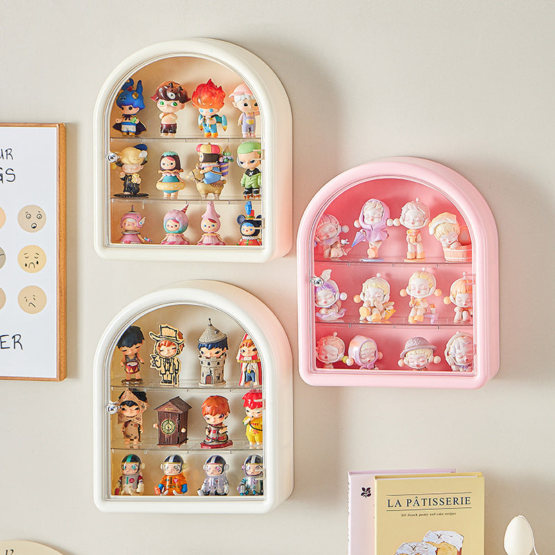 Blind Box Storage Display Cabinet Large Capacity POP MART Lego Figure Display Box Dust Storage Box Doll