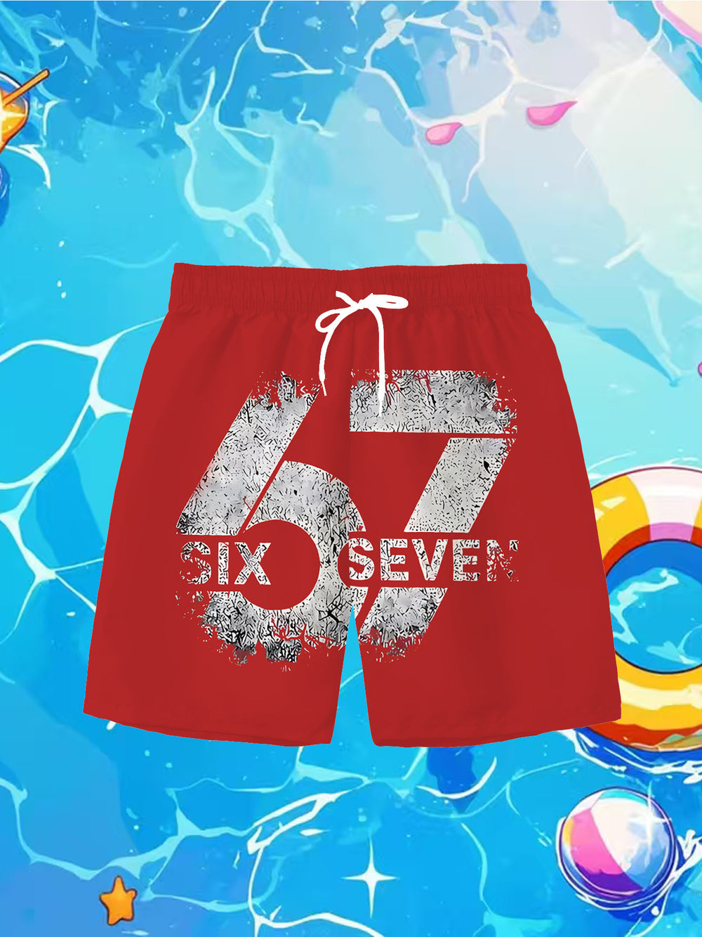 Boys' beach shorts and swim trunks for older kids, perfect for casual summer fun.