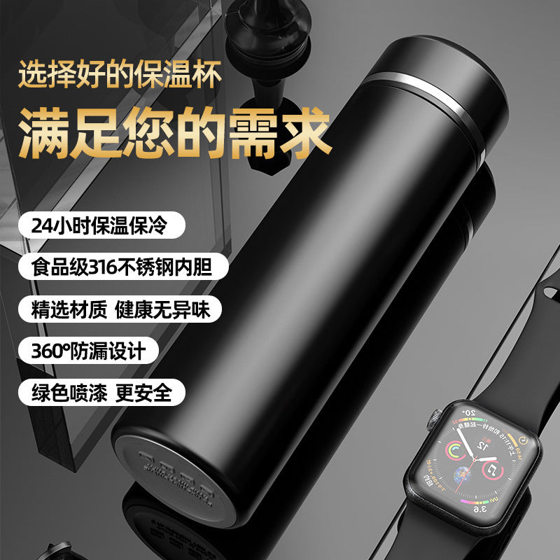 316 stainless steel insulated tumbler - unisex, straight body design, perfect for home, business gifts, and portable use in cars. available in stock from the manufacturer