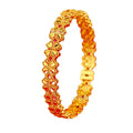 New fashion lucky clover women's luxury gold plated bangle ethiopian african designer dubai