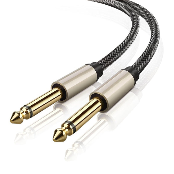 6.5 Male to Male Audiophile Grade Audio Cable 6.35 Pair Recording Cable Power Amplifier Audio Guitar Cable