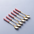Pink gold spoon