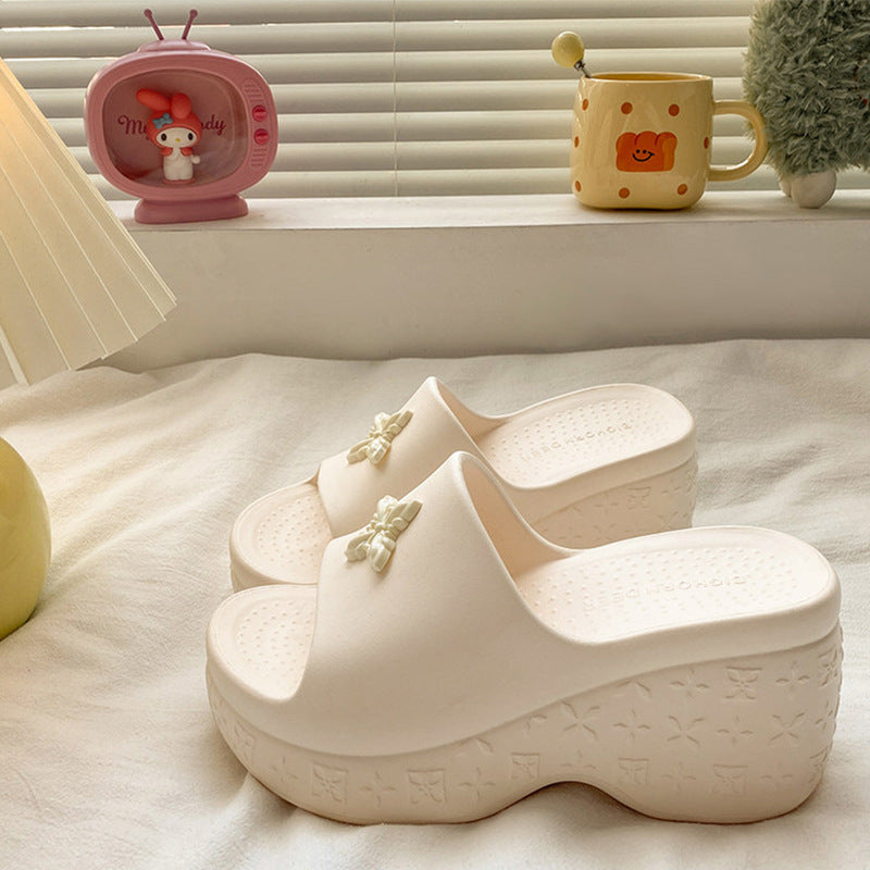 New women's platform sandals - summer fashion high heel slides, wedge heel slippers, and flip-flops for women
