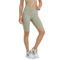 European and american style cross-waist athletic leggings for women, double side pockets, seamless (no t-line), high-elasticity, butt-lifting, 5-inch yoga pants dk197