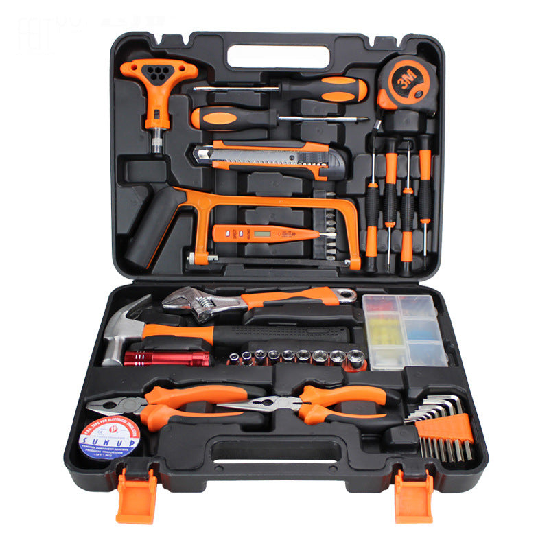 L size large comprehensive toolbox portable household hardware toolbox car tool set 40 series
