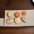 French alkaline bread magnetic stickers mini simulation european bread refrigerator stickers baking memo stickers magnet decoration wholesale