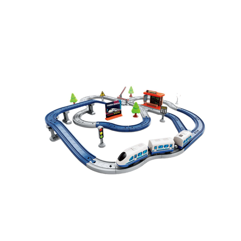 new arrivalassemble electric rail car kids city train train subway parking lot scene toys wholesale