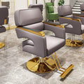 Influencer-approved barber chair, salon chair, hairdressing chair - professional, minimalist design for hair cutting, perming, and coloring
