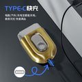 Alloy mini electric shaver with digital display, reciprocating magnetic three-blade head, full body washable, car-mountable portable razor