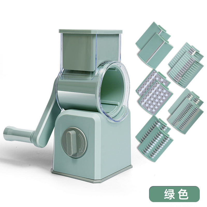 Roller vegetable cutter for homehand-cranked vegetable cutting handy gadgetmultifunctional vegetable cutting machine potato radish shredding slicers shredder