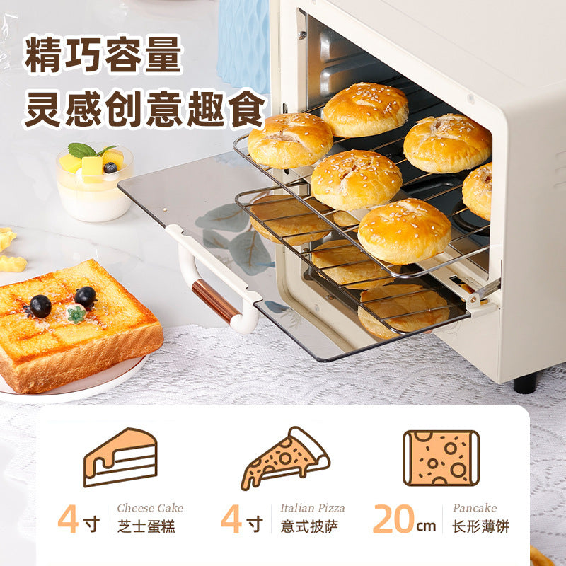 New arrival electric oven 16l high-looking mirror timing constant temperature electric oven all-in-one machine baking barbecue popular upper and lower