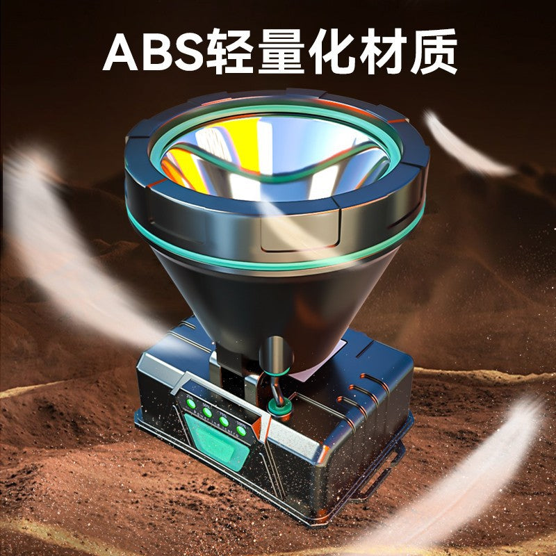 Walson manufacturer W68 strong light headlamp charging long-range super bright head wearing ultra-light night fishing special mining lamp headlamp