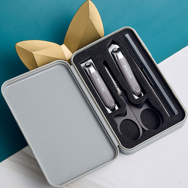 portable anti-splash nail clipper set beauty manicure nail clipper set manicure tool set complete set