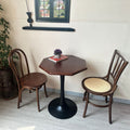 Vintage solid wood chair dining chair home dining table and chair set french cafe restaurant furniture customized cafe style