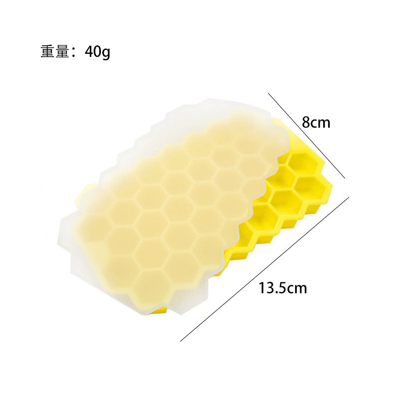 Large ice cube mold ice tray ice box silicone large square ice for home frozen ice cubes large food grade homemade handy gadget
