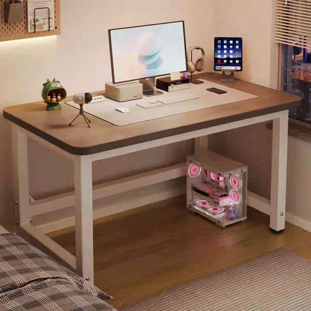 Computer desk double desktop simple desk bedroom for home study table casual writing table rectangular office desk