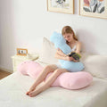 Cute comfortable ice silk cool cat long pillow for girls to sleep on their sides and legs handy gadget for sleeping