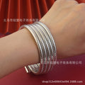 middle eastern glossy women's high-quality spring thick retro metal bracelet back-to-school season party christmas gift