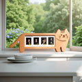 New kitten wooden photo frame - capture seasons, keepsake photo frame, souvenir, collectible, decorative, commemorative gift