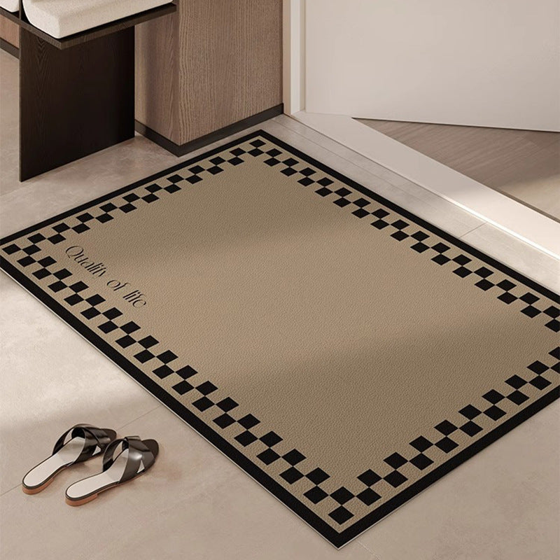 Entryway door mat: premium, customizable, low-maintenance, home-use, trendy, stain-resistant, thickened, non-slip doormat