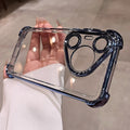 Super airbag suitable for huawei mate80pro mobile phone case electroplated four corners anti-fall p80classy soft shell anti-fall