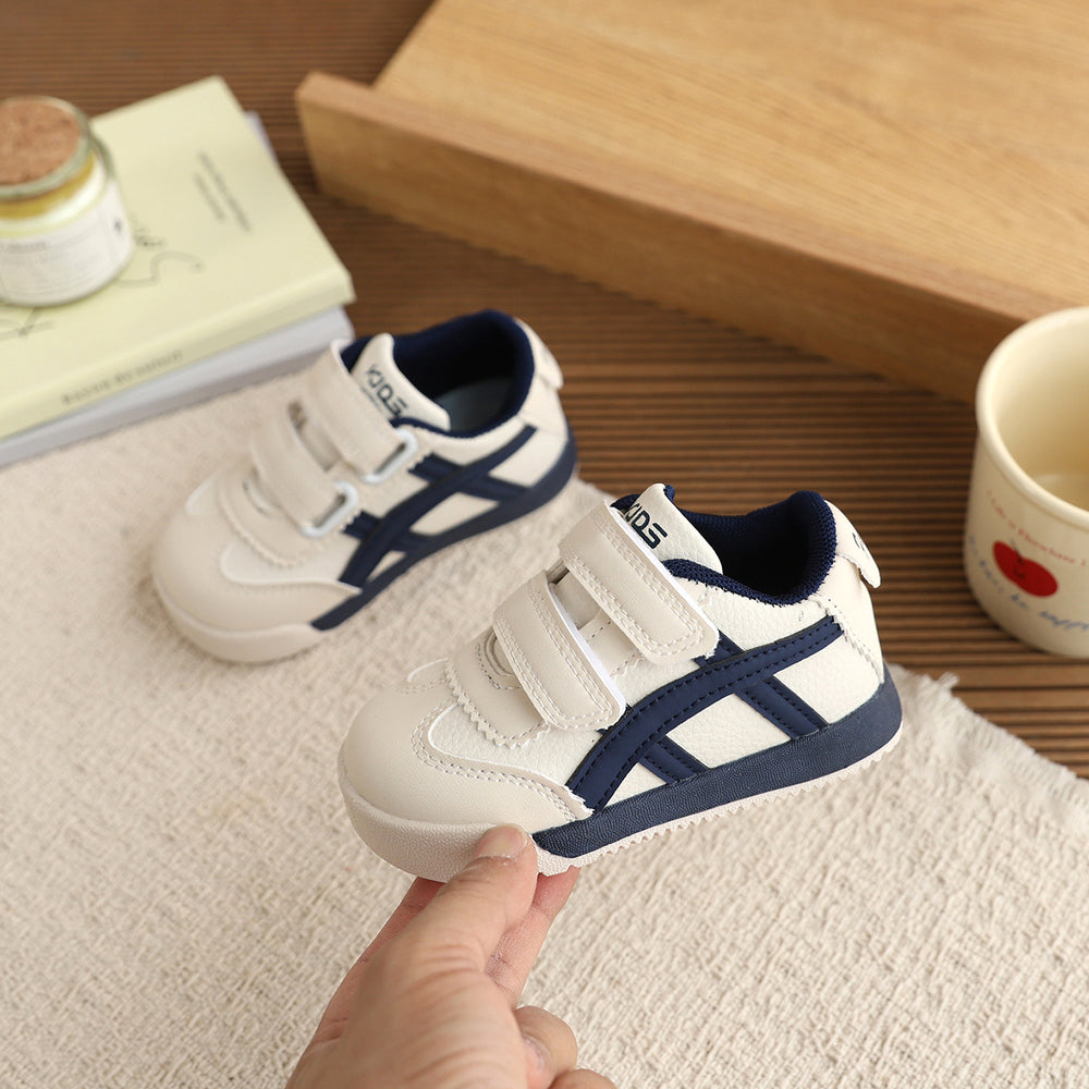 Vancahao girls' breathable first walker shoes, non-slip athletic white shoes, soft sole sneakers, boys' shoes, baby crocs