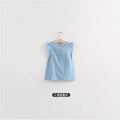 Korean style  summer new arrivals: girls' cartoon rabbit crossbody bag & denim dress set for toddlers and children