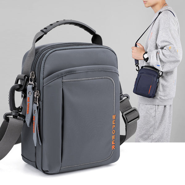 New men's shoulder bag outdoor messenger bag multi-functional dual-purpose wear belt bag travel bag mobile phone fanny pack